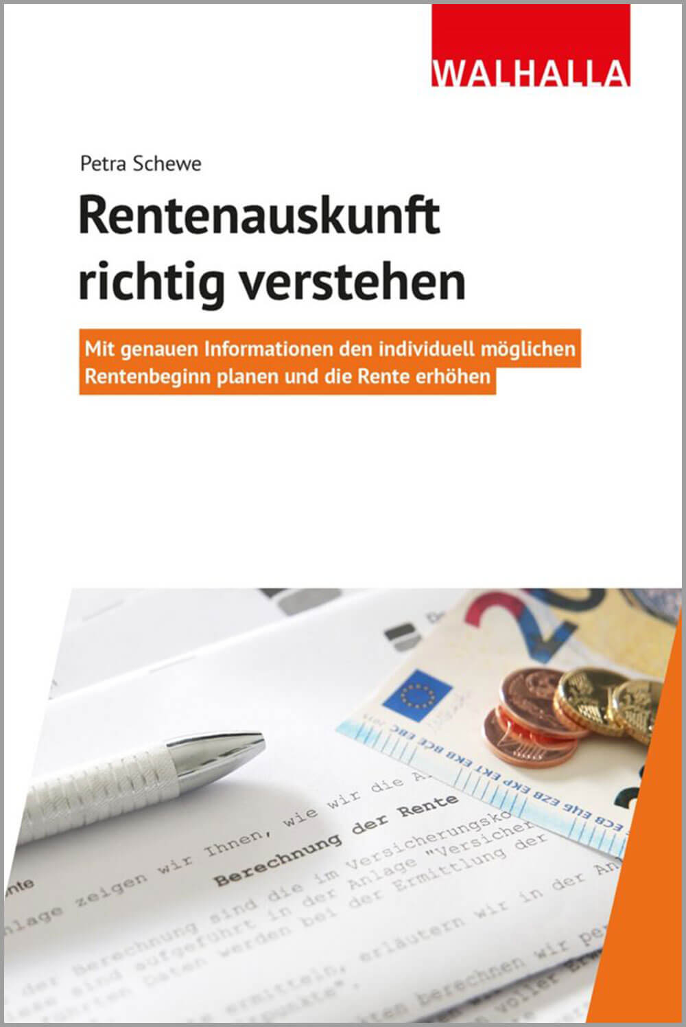 Buchcover Rentenauskunft richtig verstehen von Petra Schewe
